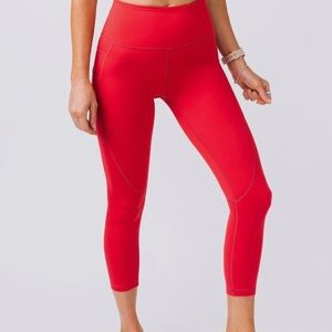 Red Pocket LNT Hi Rise Capri 20”